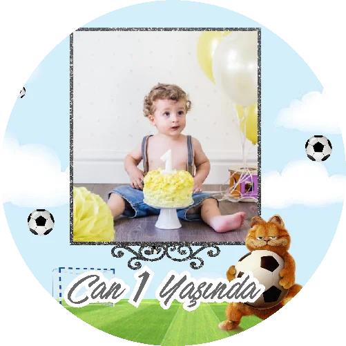 Kedi Temalı Yuvarlak Açacak Magneti